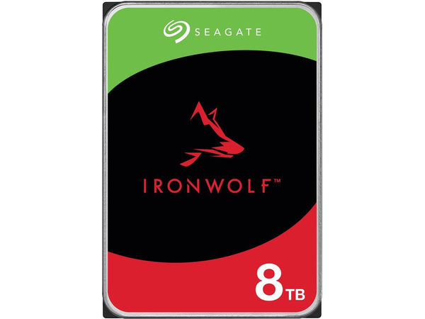 Seagate IronWolf 8TB NAS Hard Drive 7200 RPM 256MB Cache SATA 6.0Gb/s CMR 3.5" Internal HDD for RAID Network Attached Storage ST8000VN004